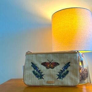 Vera Bradley floral butterfly shoulder bag